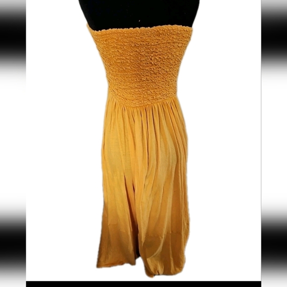 Urban Outfitters Out From Under Womens Orange Makena Smocked Boho Jumpsuit M - Picture 7 of 16